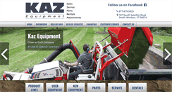 Desktop Screenshot of kazequipment.com