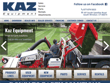 Tablet Screenshot of kazequipment.com